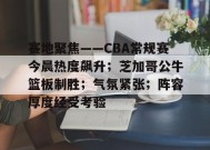 英雄联盟S15全球赛-赛地聚焦——CBA常规赛今晨热度飙升；芝加哥公牛篮板制胜；气氛紧张；阵容厚度经受考验的简单介绍